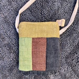 Hemp & Cotton Fringed Crossbody Bag